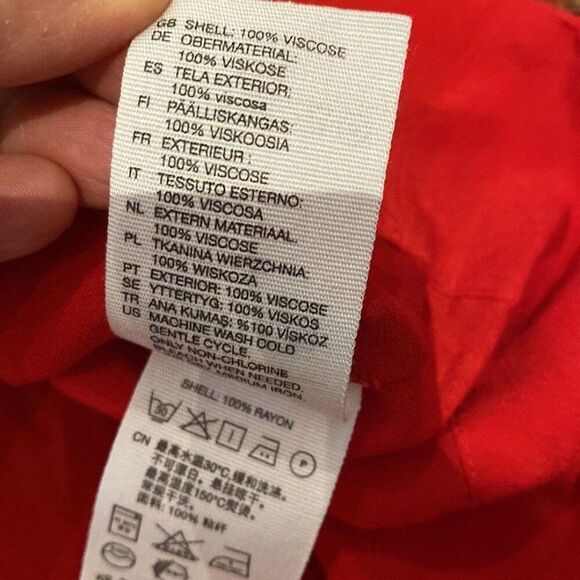 & Other Stories Ruffle Sleeve Short Blouse 2 - Picture 7 of 9